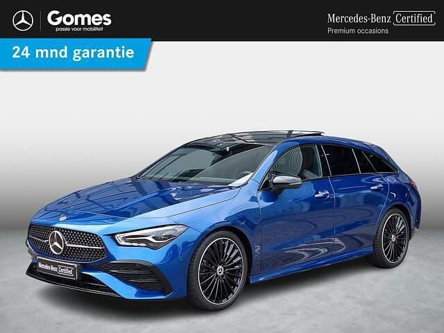 Blauw Occasion 2025 Mercedes CLA180 Shooting Brake AMG Stationwagen | € 44.950 (Eerlijke prijs) - Afbeelding 1/4