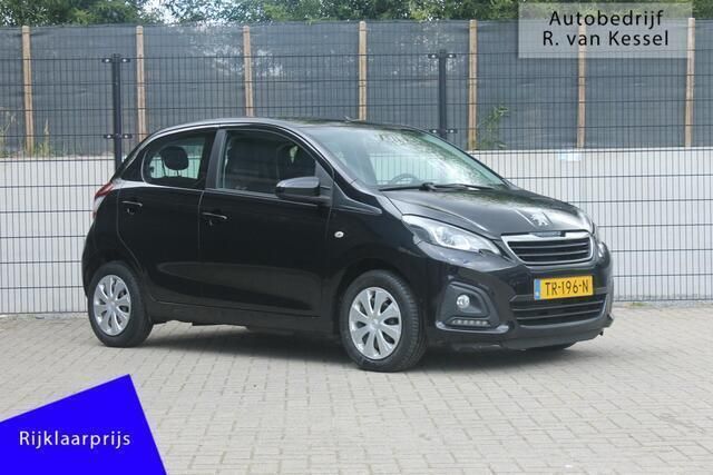 Zwart Gebruikt 2018 Peugeot 108 Active Premium Hatchback | € 7.350 (Goede deal) - Afbeelding 1/4