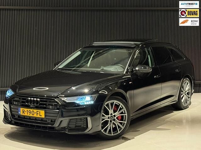 Zwart (metallic) Occasion 2019 Audi A6 S-Line Stationwagen | € 43.950 (Goede deal) - Afbeelding 1/4