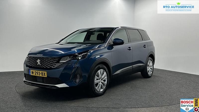 Blauw Gebruikt 2021 Peugeot 5008 Active MPV | € 20.000 (Goede deal) - Afbeelding 1/4