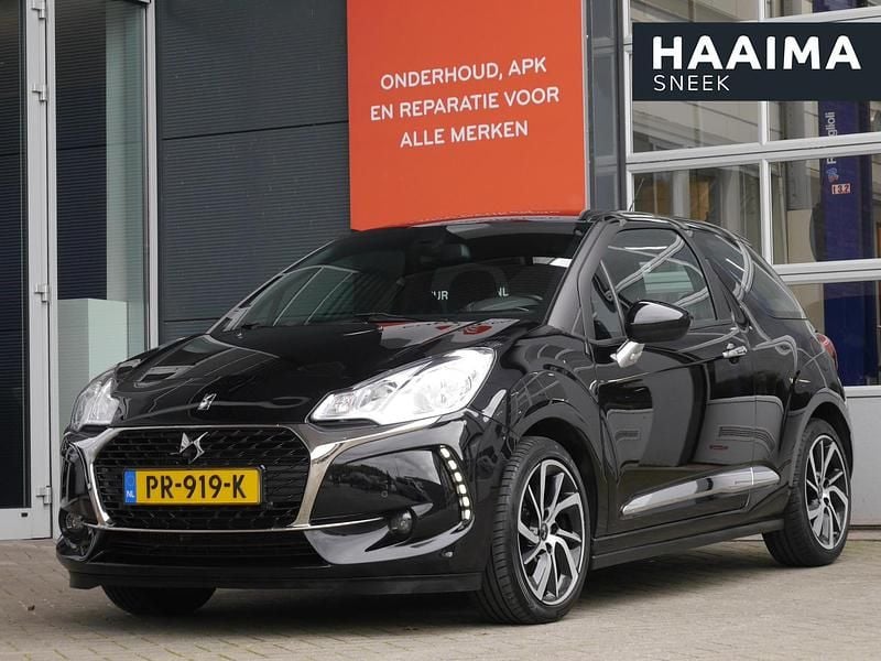 Zwart Gebruikt 2017 DS Automobiles DS3 Business Hatchback | € 11.945 (Duur) - Afbeelding 1/4