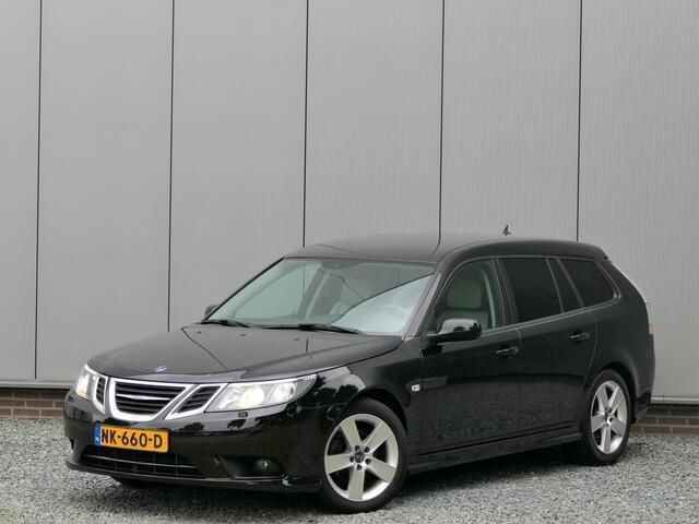 Zwart Gebruikt 2008 Saab 9-3 Stationwagen | € 9.999 - Afbeelding 1/4