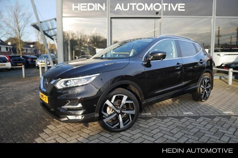 Zwart Occasion 2021 Nissan Qashqai Tekna+ SUV | € 19.940 (Super prijs) - Afbeelding 1/3
