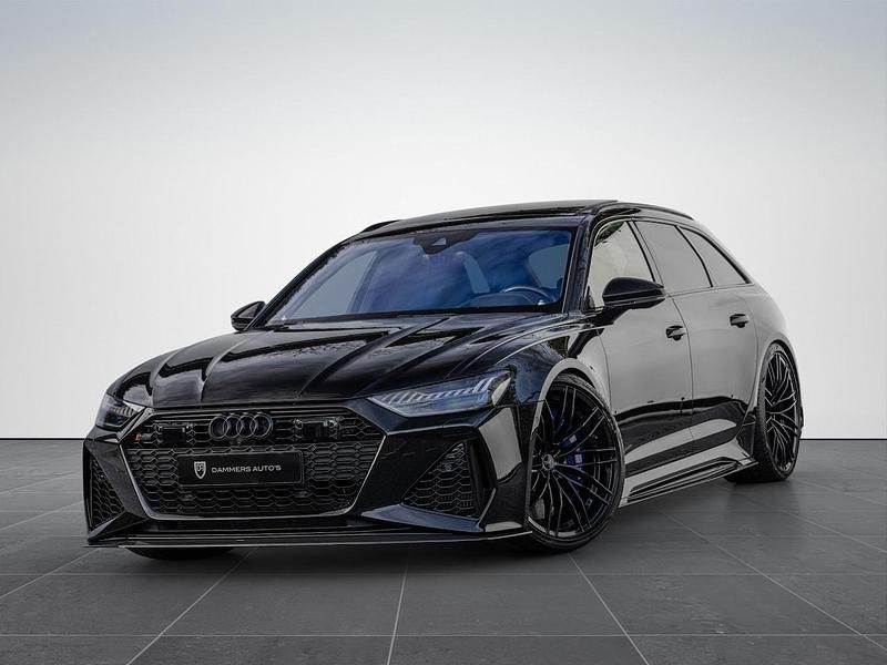 Zwart Occasion 2021 Audi RS6 S-Line Stationwagen | € 126.400 - Afbeelding 1/4