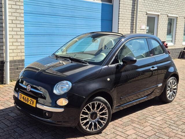 Zwart Gebruikt 2015 Fiat 500C Lounge Cabriolet | € 7.500 (Super prijs) - Afbeelding 1/4