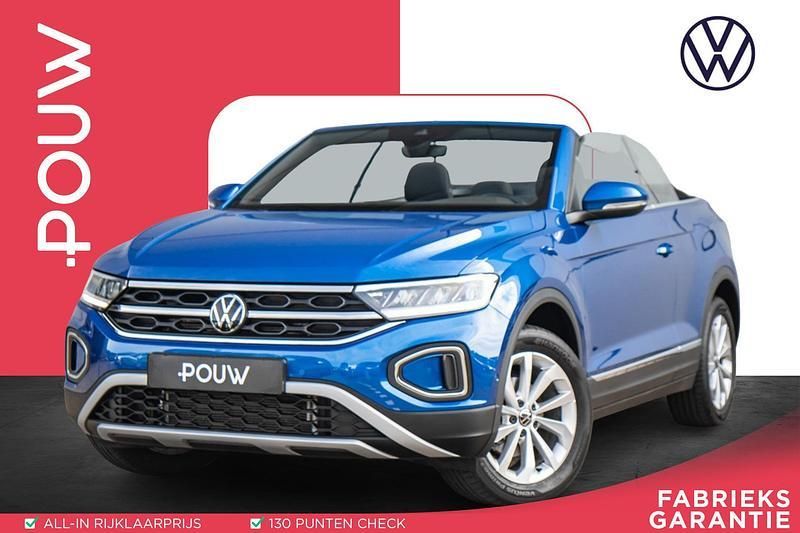 Blauw Gebruikt 2024 VW T-Roc Cabriolet Style Cabriolet | € 40.900 (Eerlijke prijs) - Afbeelding 1/4