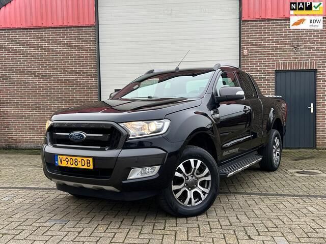 Zwart Gebruikt 2017 Ford Ranger Wildtrack Pickup | € 22.500 (Eerlijke prijs) - Afbeelding 1/4