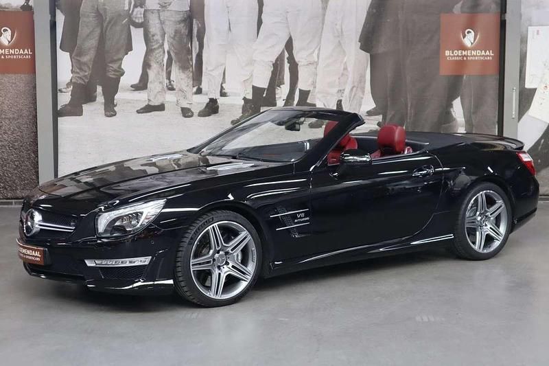 Zwart Occasion 2013 Mercedes SL63 AMG AMG Cabriolet | € 67.500 - Afbeelding 1/4