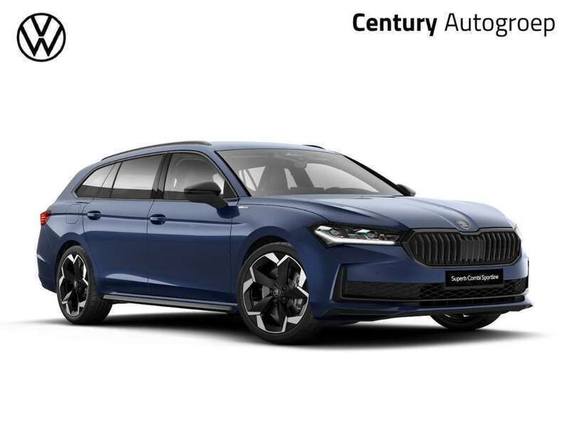 Blauw Nieuw 2025 Skoda Superb Business Line Stationwagen | € 55.760 (Super prijs) - Afbeelding 1/4