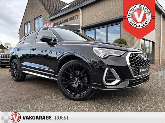 Zwart Occasion 2021 Audi Q3 Sportback S-Line SUV | € 33.500 (Super prijs) - Afbeelding 1/4