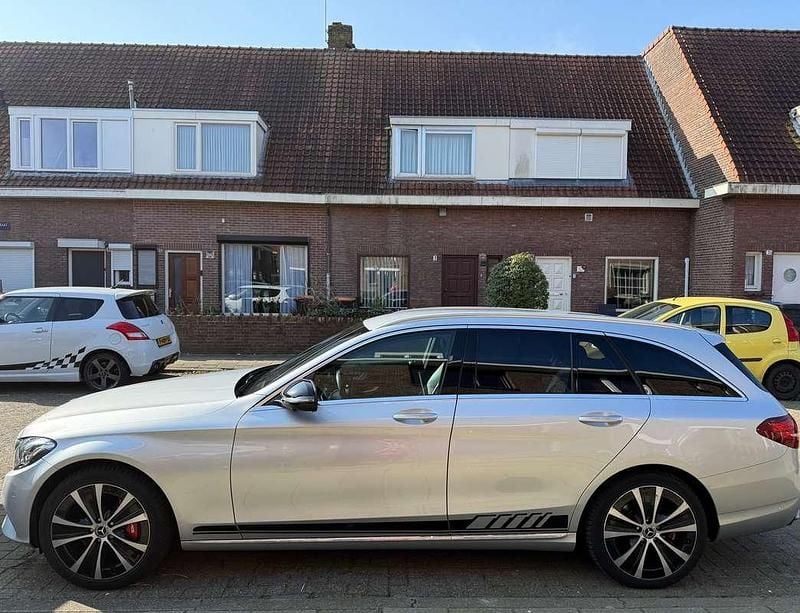 Occasion Mercedes C350e Avantgarde 211 PK (155 kW) 2016 Zilver Stationwagen