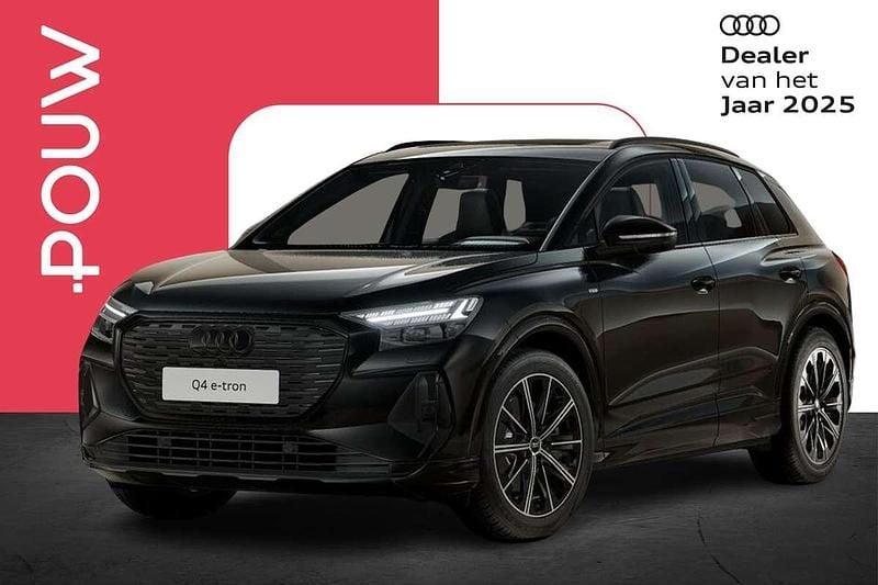 Zwart Nieuw 2025 Audi Q4 e-tron Competition SUV | € 61.550 (Duur) - Afbeelding 1/4
