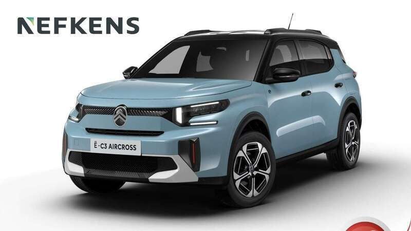 Blauw Nieuw 2025 Citroën e-C3 Comfort SUV | € 32.000 - Afbeelding 1/4