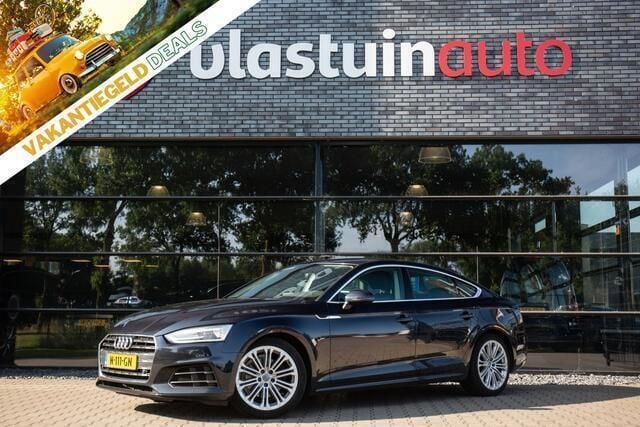 Blauw Gebruikt 2017 Audi A5 Sportback Sport Hatchback | € 14.950 (Super prijs) - Afbeelding 1/4