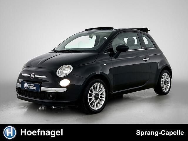 Zwart Gebruikt 2012 Fiat 500C Easy Cabriolet | € 4.950 (Eerlijke prijs) - Afbeelding 1/3