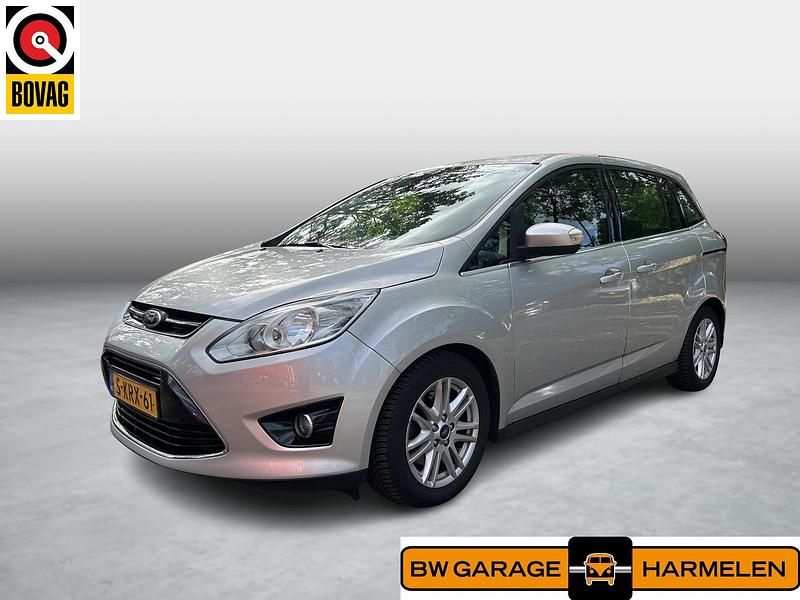 Grijs Gebruikt 2013 Ford Grand C-Max Titanium MPV | € 7.700 - Afbeelding 1/4