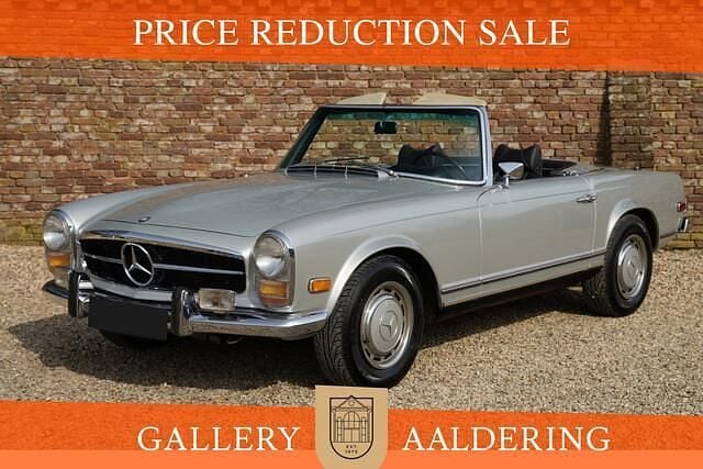 Zwart Gebruikt 1969 Mercedes SL280 Cabriolet | € 84.500 - Afbeelding 1/4