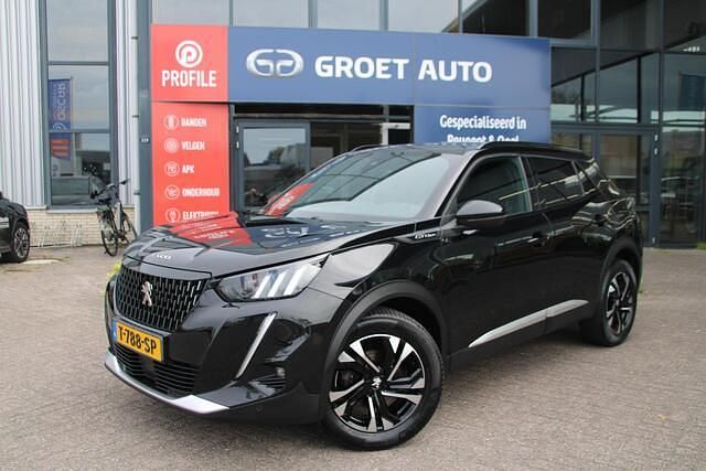 Zwart Gebruikt 2020 Peugeot 2008 GT-line SUV | € 16.900 (Iets duurder) - Afbeelding 1/4