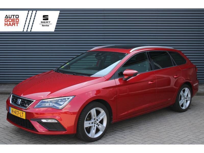 Rood Gebruikt 2020 Seat Leon FR Stationwagen | € 15.895 (Eerlijke prijs) - Afbeelding 1/4