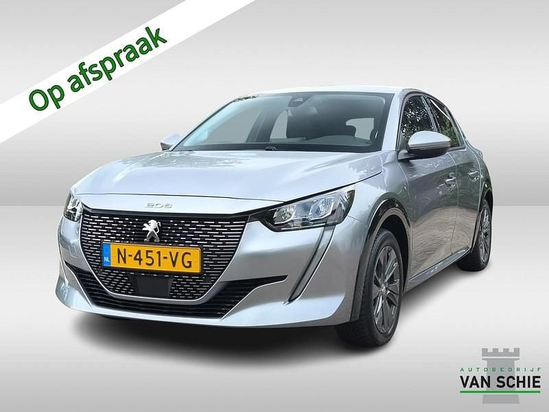 Grijs Gebruikt 2021 Peugeot e-208 Allure Hatchback | € 15.000 (Eerlijke prijs) - Afbeelding 1/4