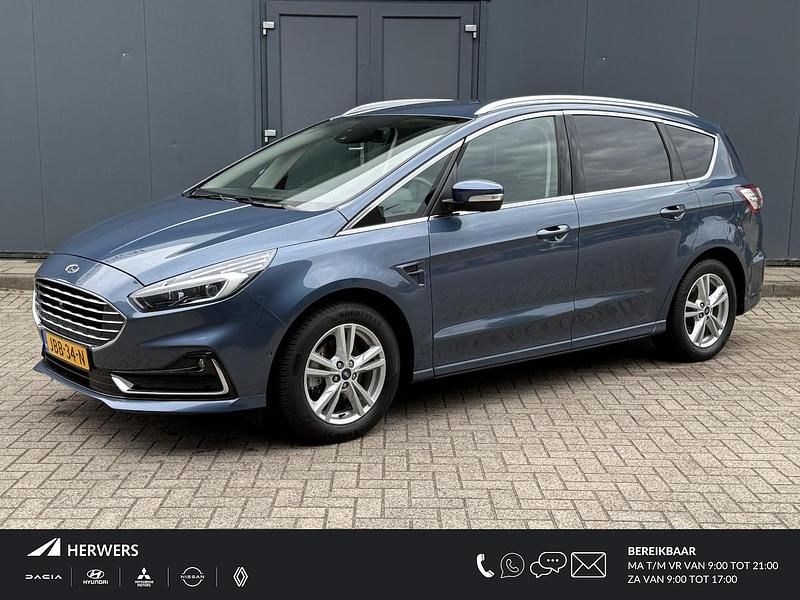 Blauw Gebruikt 2022 Ford S-MAX S MPV | € 34.895 (Goede deal) - Afbeelding 1/4