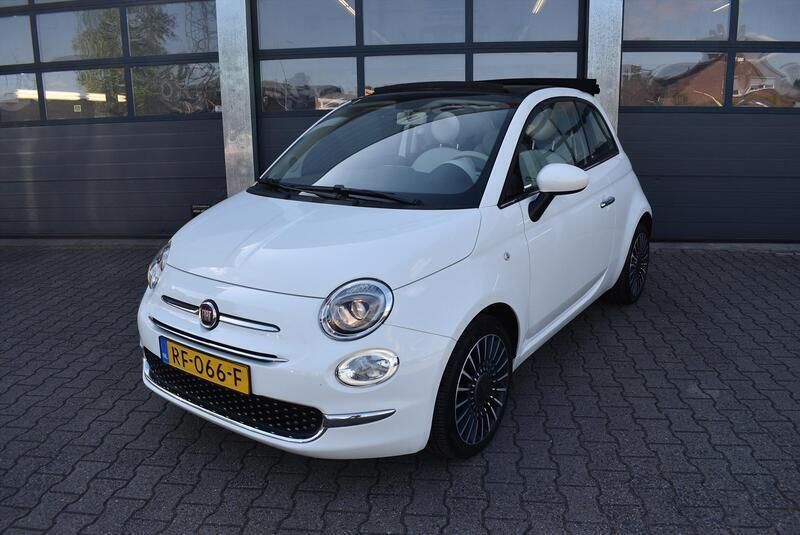 Wit Gebruikt 2017 Fiat 500C Lounge Cabriolet | € 12.830 (Duur) - Afbeelding 1/4
