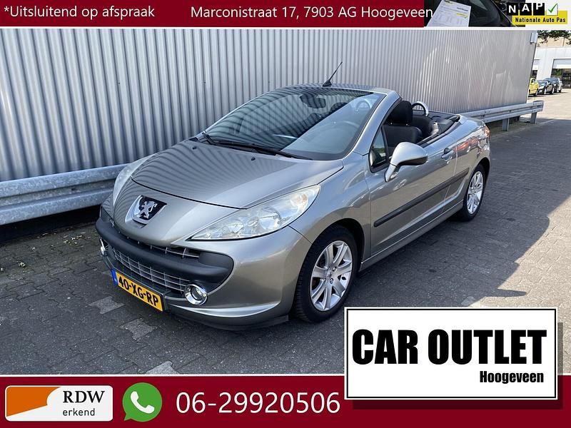 Grijs Occasion 2007 Peugeot 207 Cabriolet | € 2.750 (Eerlijke prijs) - Afbeelding 1/4