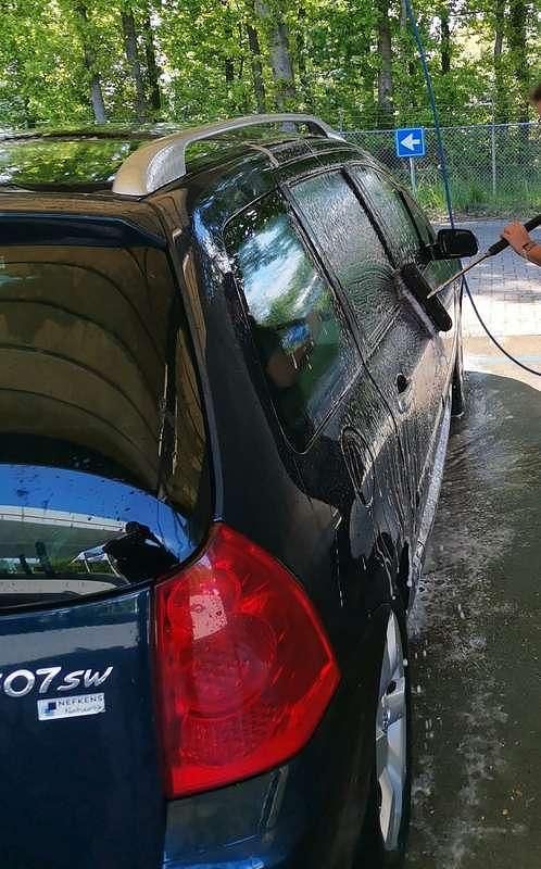 Blauw Gebruikt 2007 Peugeot 307 Premium Stationwagen | € 2.500 (Eerlijke prijs) - Afbeelding 1/4