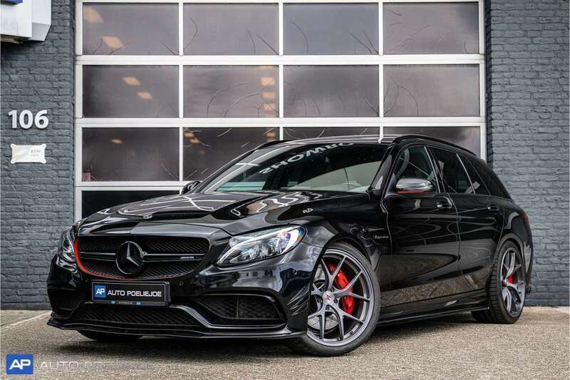 Zwart, metallic lak Gebruikt 2015 Mercedes C63 AMG AMG Stationwagen | € 39.950 (Eerlijke prijs) - Afbeelding 1/4