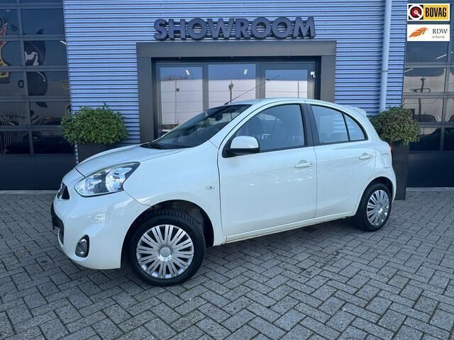 Wit Gebruikt 2014 Nissan Micra Acenta Hatchback | € 6.950 (Eerlijke prijs) - Afbeelding 1/4