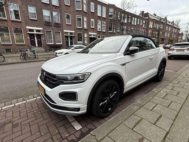 Wit Occasion 2022 VW T-Roc Cabriolet R-line Cabriolet | € 30.000 (Goede deal) - Afbeelding 1/4