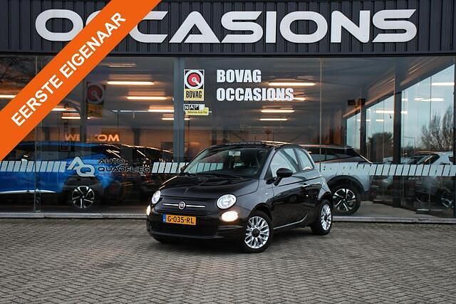 Zwart Gebruikt 2019 Fiat 500 Young Hatchback | € 10.950 (Eerlijke prijs) - Afbeelding 1/4
