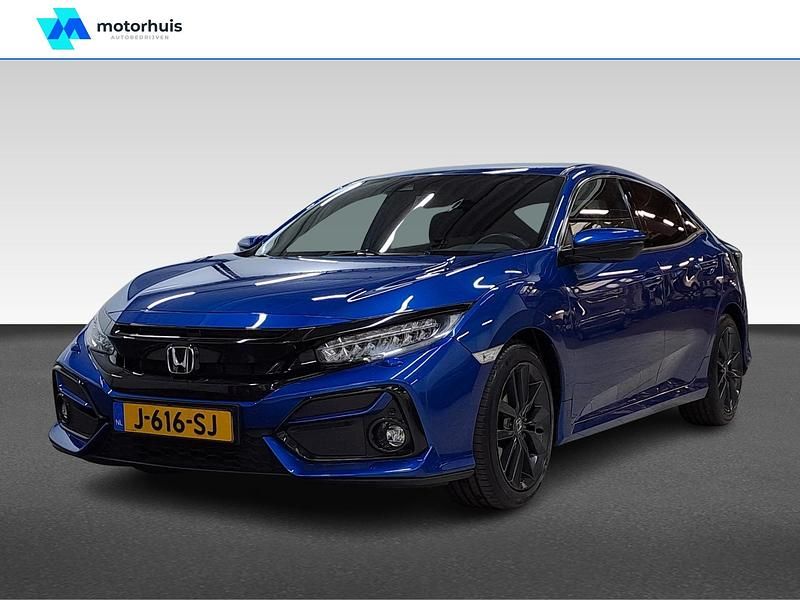 Blauw Occasion 2020 Honda Civic Hatchback | € 16.990 (Eerlijke prijs) - Afbeelding 1/4