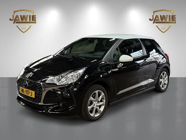 Zwart Gebruikt 2016 DS Automobiles DS3 So Chic Hatchback | € 9.499 (Eerlijke prijs) - Afbeelding 1/4