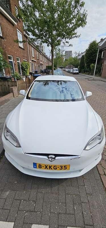 Wit Gebruikt 2014 Tesla Model S Sedan | € 14.000 - Afbeelding 1/4