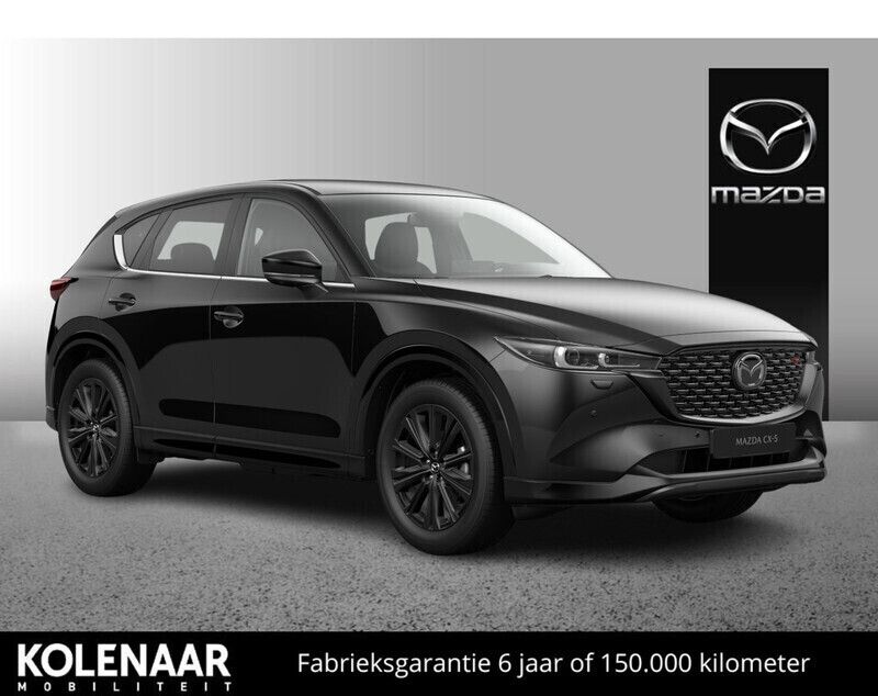 Zwart Nieuw 2025 Mazda CX-5 Homura-Line SUV | € 48.395 (Eerlijke prijs) - Afbeelding 1/1