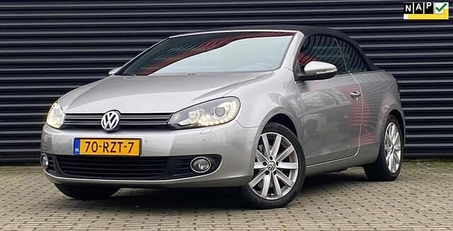Grijs Gebruikt 2011 VW Golf Cabriolet Cabriolet | € 7.950 (Eerlijke prijs) - Afbeelding 1/4