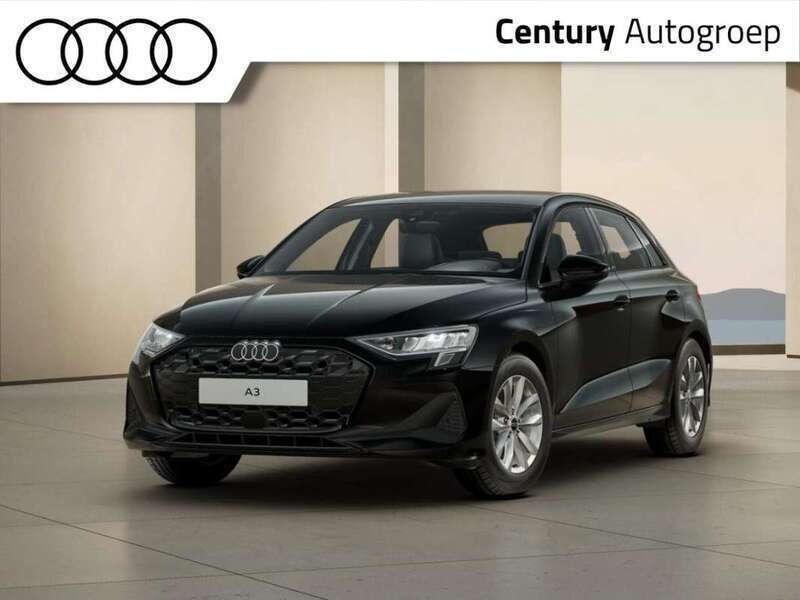 Zwart Nieuw 2025 Audi A3 Sportback Proline Hatchback | € 38.655 - Afbeelding 1/4