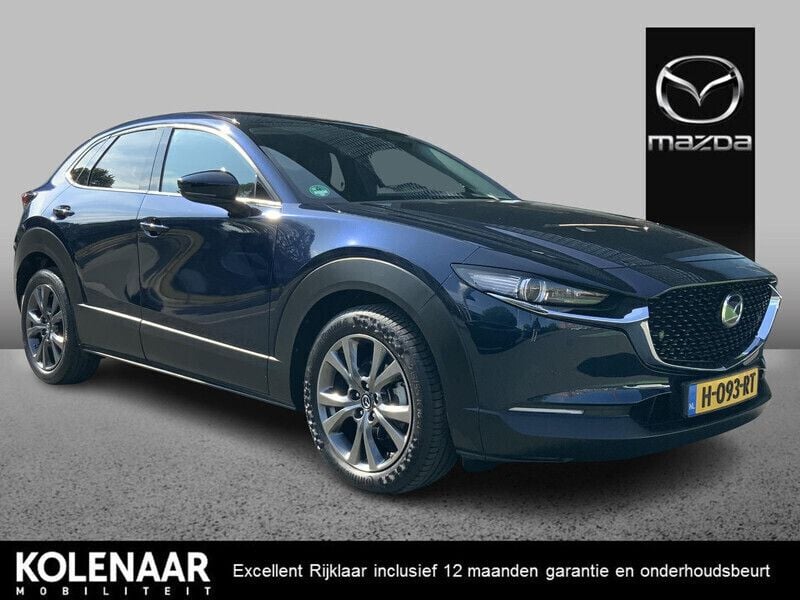 Deep crystal blue Gebruikt 2020 Mazda CX-30 Luxury SUV | € 23.395 (Eerlijke prijs) - Afbeelding 1/4