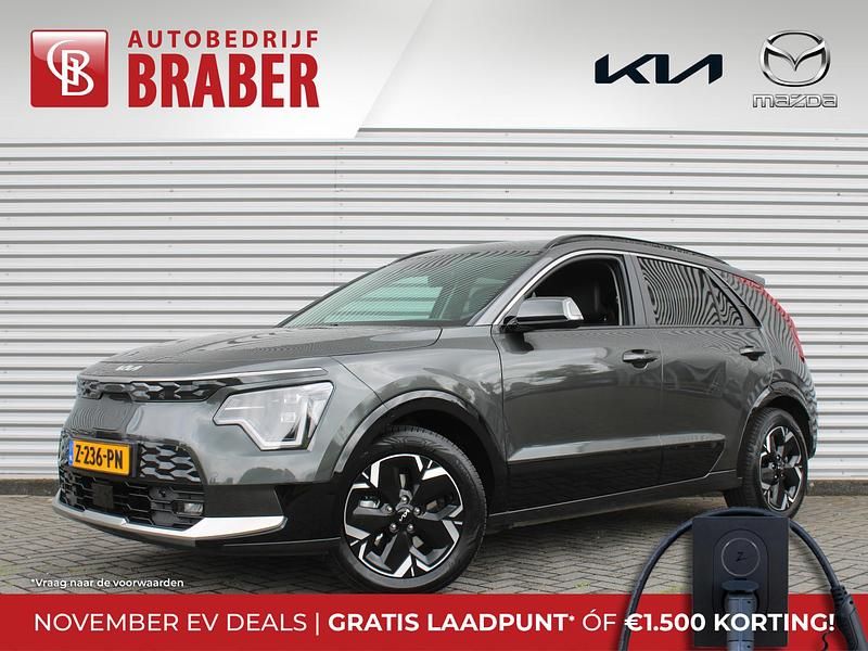 Grijs Gebruikt 2024 Kia e-Niro Advance SUV | € 37.545 (Iets duurder) - Afbeelding 1/4