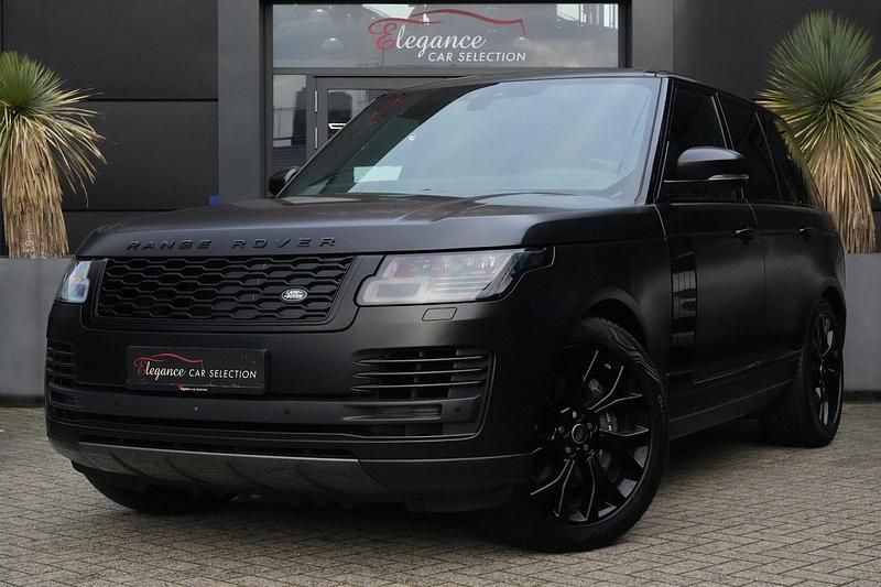 Zwart (mat) Gebruikt 2018 Land Rover Range Rover Vogue SUV | € 44.950 (Super prijs) - Afbeelding 1/4