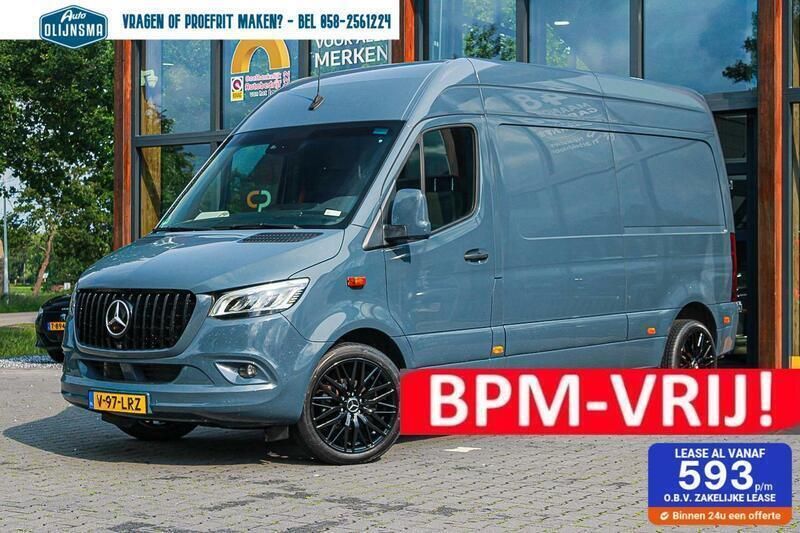 Grijs Gebruikt 2022 Mercedes Sprinter Van | € 36.994 (Eerlijke prijs) - Afbeelding 1/3