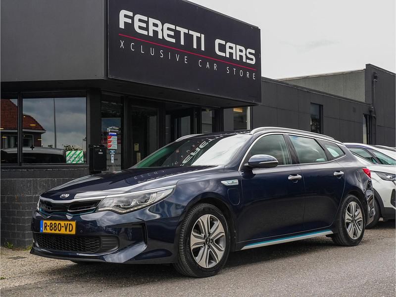 Blauw Gebruikt 2018 Kia Optima Stationwagen | € 14.900 (Eerlijke prijs) - Afbeelding 1/4