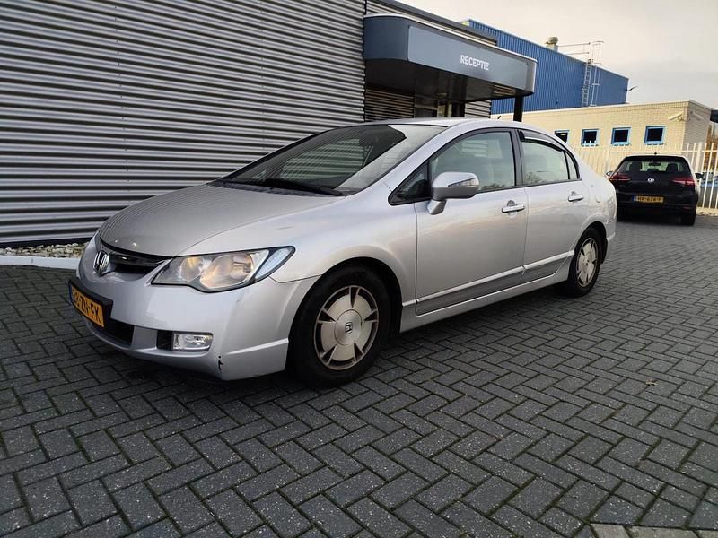 Grijs Gebruikt 2008 Honda Civic Hybrid Sedan | € 2.999 (Super prijs) - Afbeelding 1/4