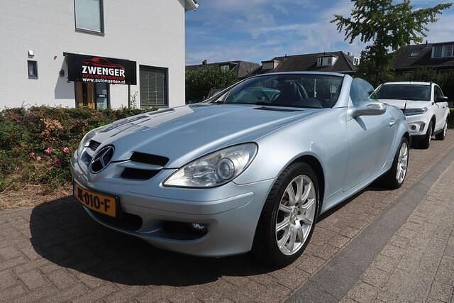 Blauw Gebruikt 2006 Mercedes SLK200 Cabriolet | € 10.350 (Eerlijke prijs) - Afbeelding 1/4