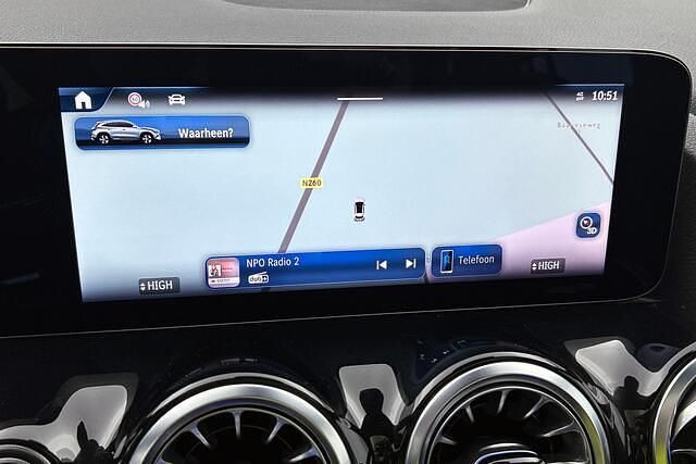 Occasion Mercedes GLA180 AMG line 136 PK (100 kW) 2025 Zwart SUV