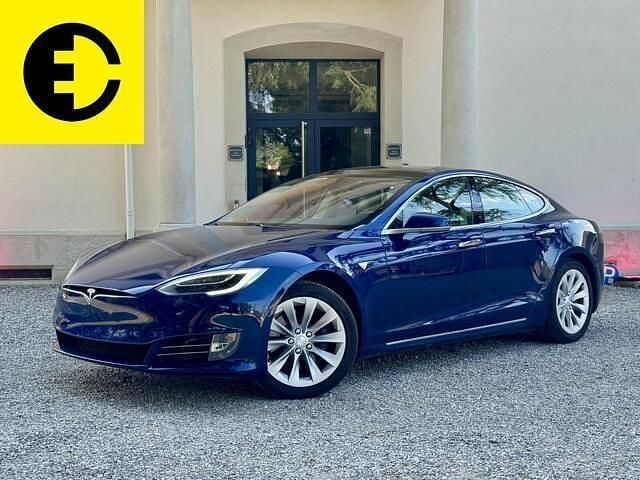 Blauw Gebruikt 2017 Tesla Model S Sedan | € 30.950 (Goede deal) - Afbeelding 1/4