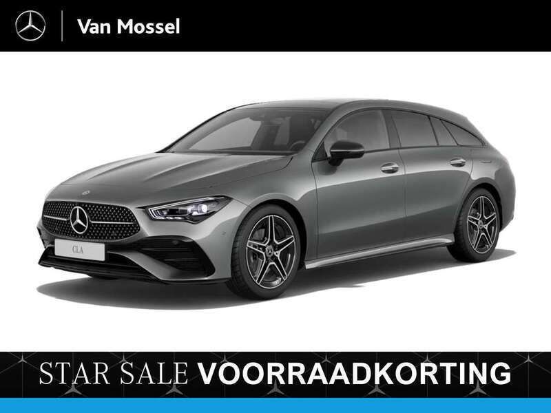 Grijs Nieuw 2024 Mercedes CLA180 Shooting Brake AMG line Stationwagen | € 57.612 - Afbeelding 1/4