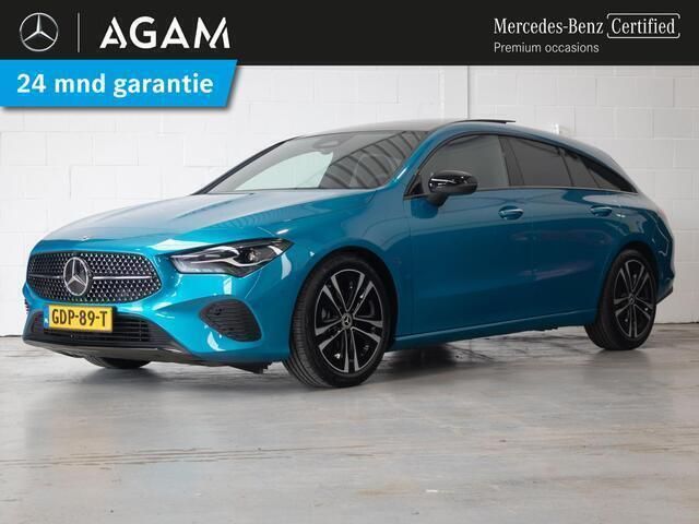 Blauw Gebruikt 2024 Mercedes CLA180 Shooting Brake Luxury Stationwagen | € 45.450 - Afbeelding 1/4