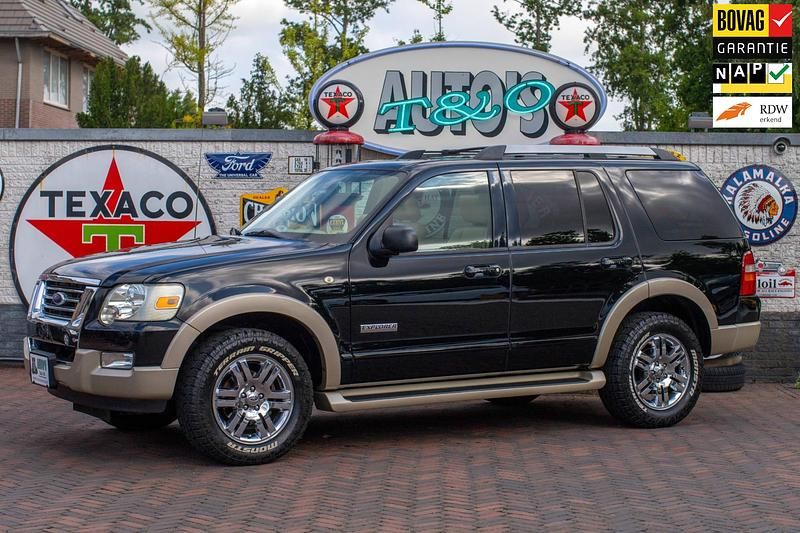 Zwart, metallic lak Occasion 2007 Ford Explorer SUV | € 24.950 - Afbeelding 1/4
